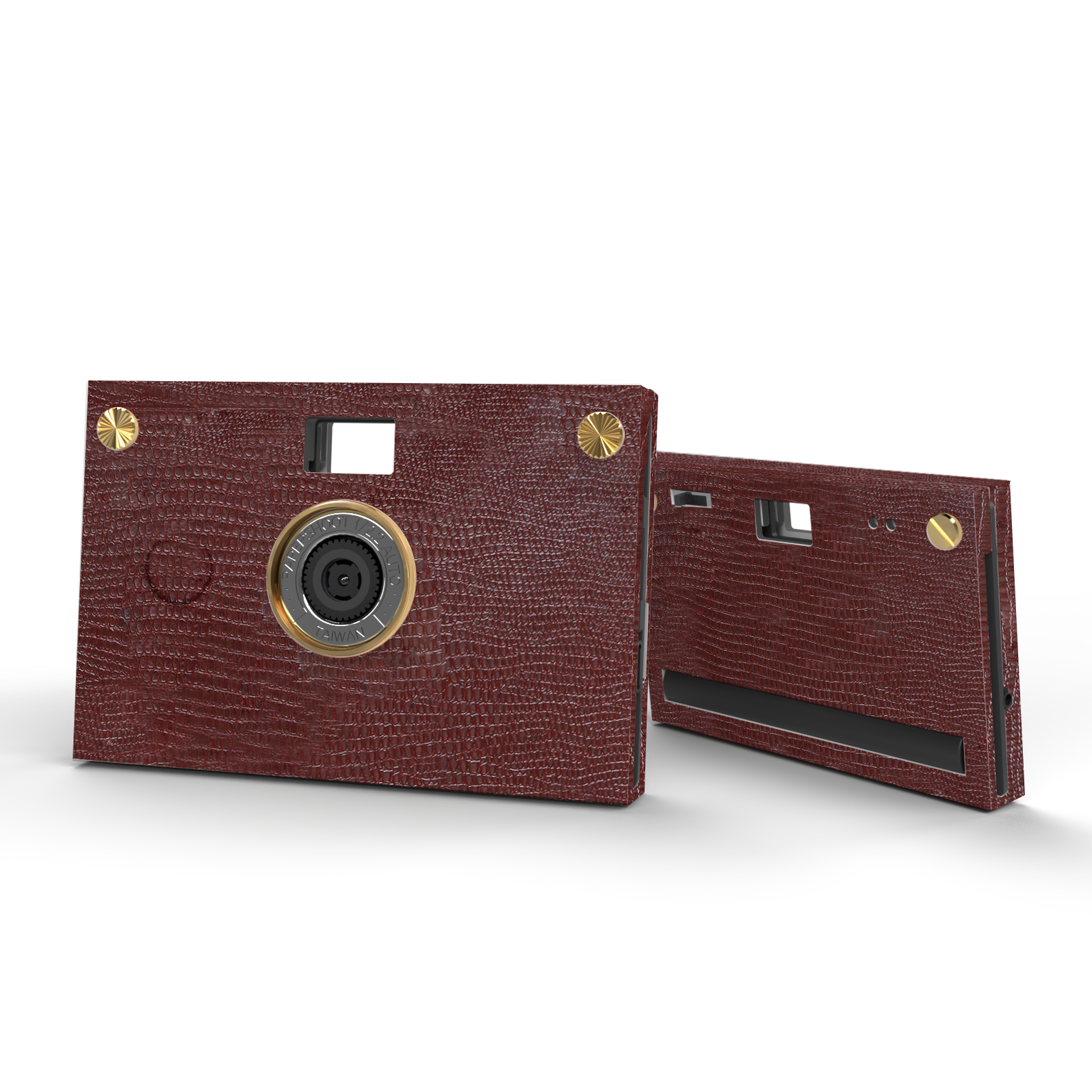 【18MP】Camera Bundle - Leather Texture Camera Set