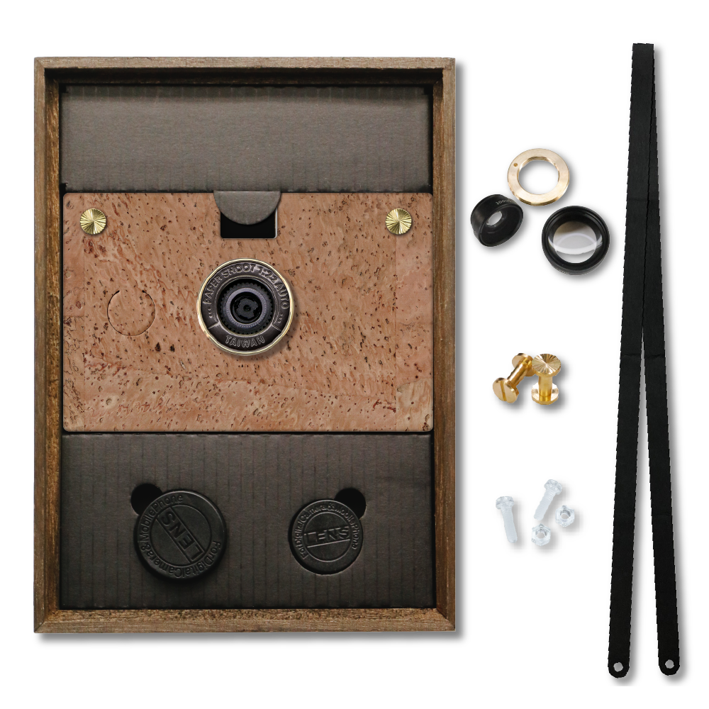 :: Cork Camera Gift Box :: 6 Colors