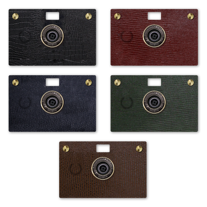 【18MP】Camera Bundle - Leather Texture Camera Set