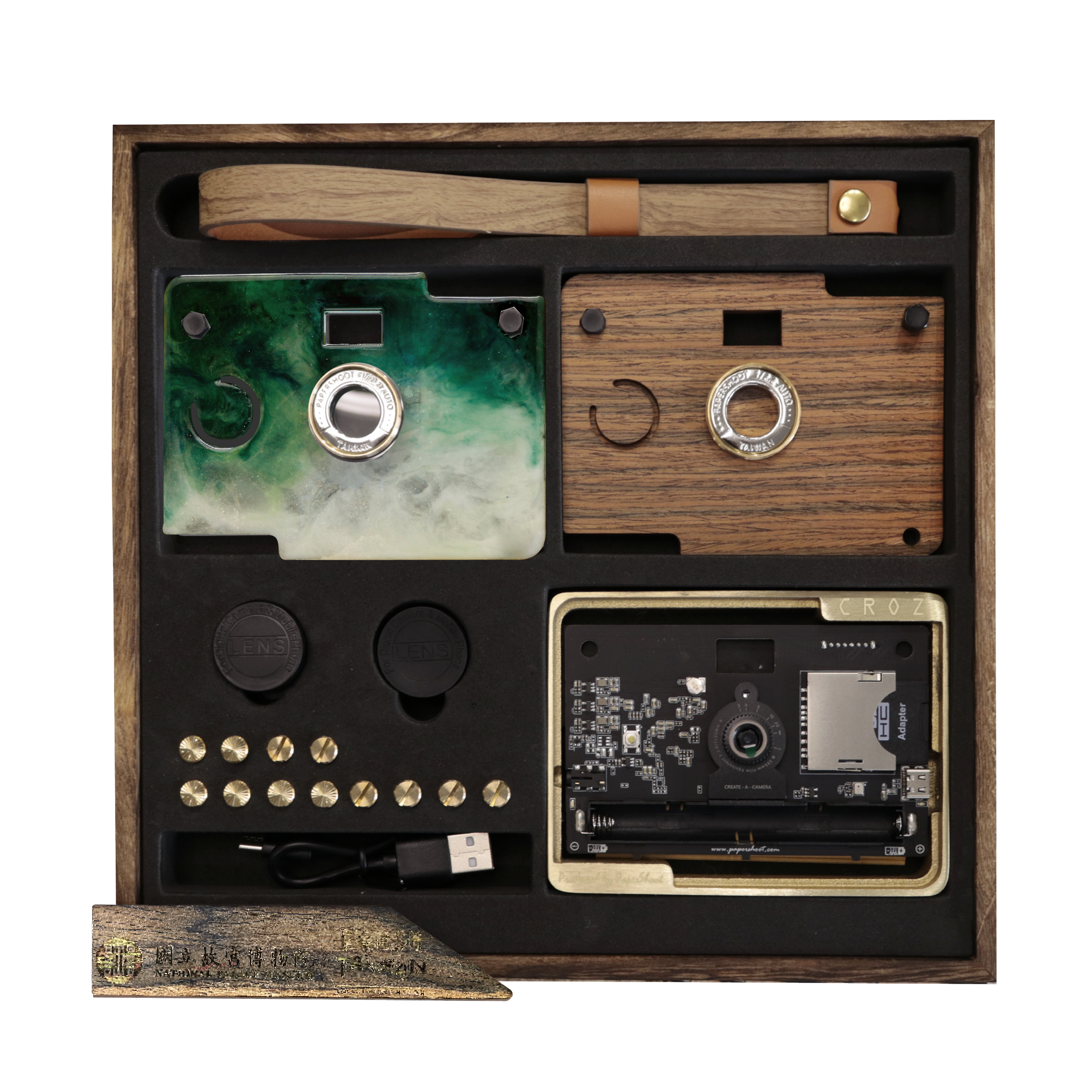 18 MP Vintage Resin-Art Camera Set