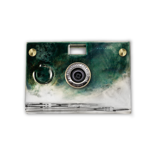 18 MP Resin-Art Camera Set - Simple Light Jadeite Cabbage