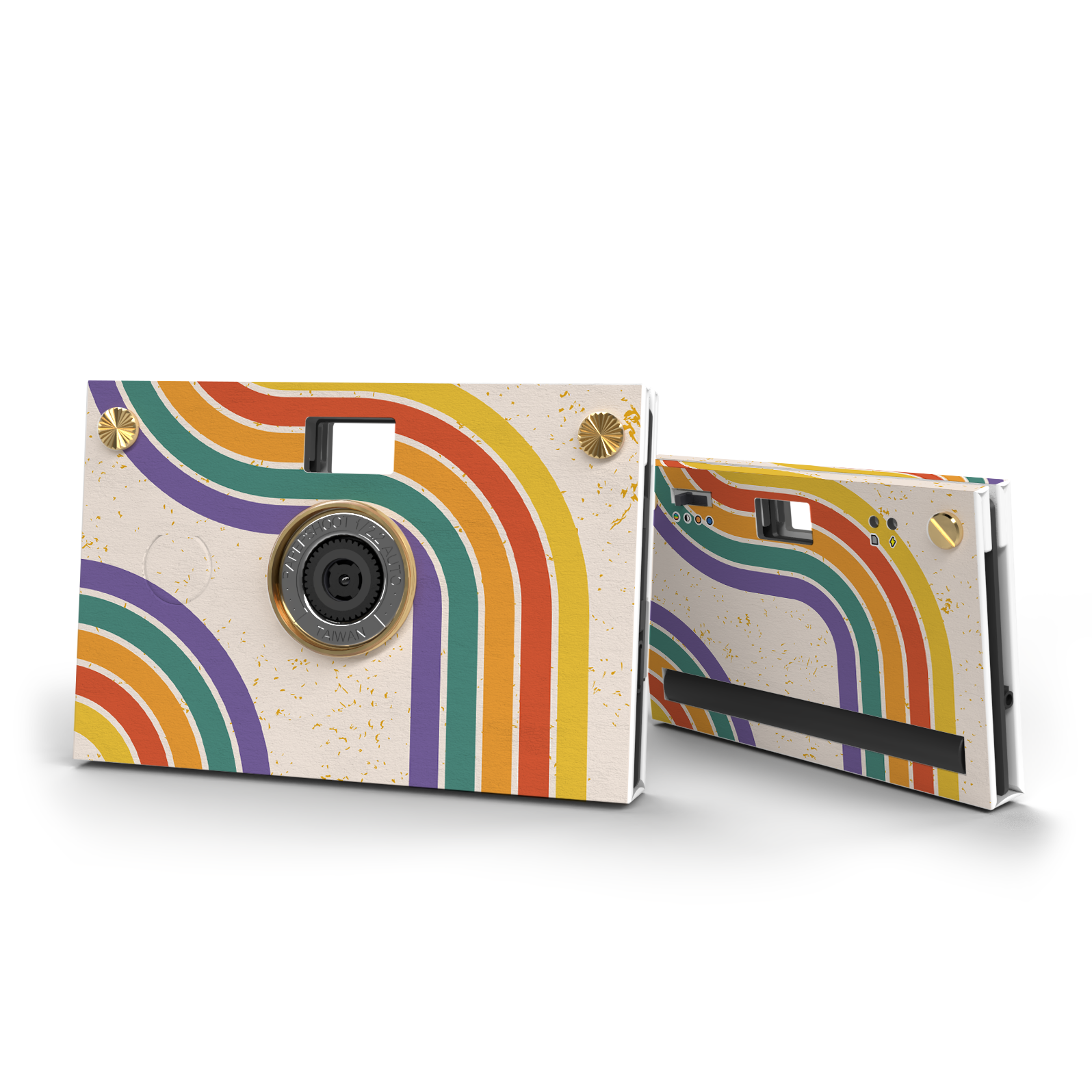 18 MP Paper Camera - Rainbow Wave